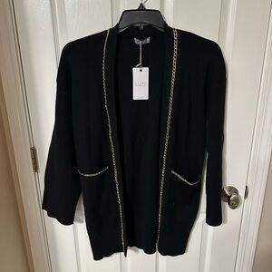 NWT Lichi Womens Cardigan XSmall Imported European Old Money Luxe Sophisticated